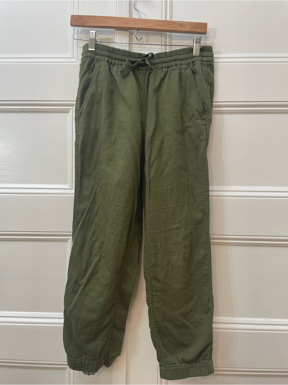 J. Crew Point Sur Casual Olive Green Women’s Drawstring Jogger Pants
